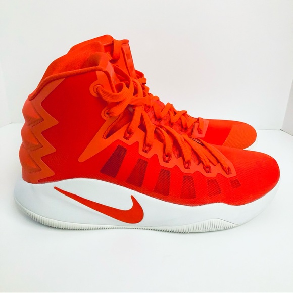 Nike - Hyperdunk 2016 TB Team Orange/Team Orange-White High-Top Sneakers - 11.5 - Picture 3 of 16